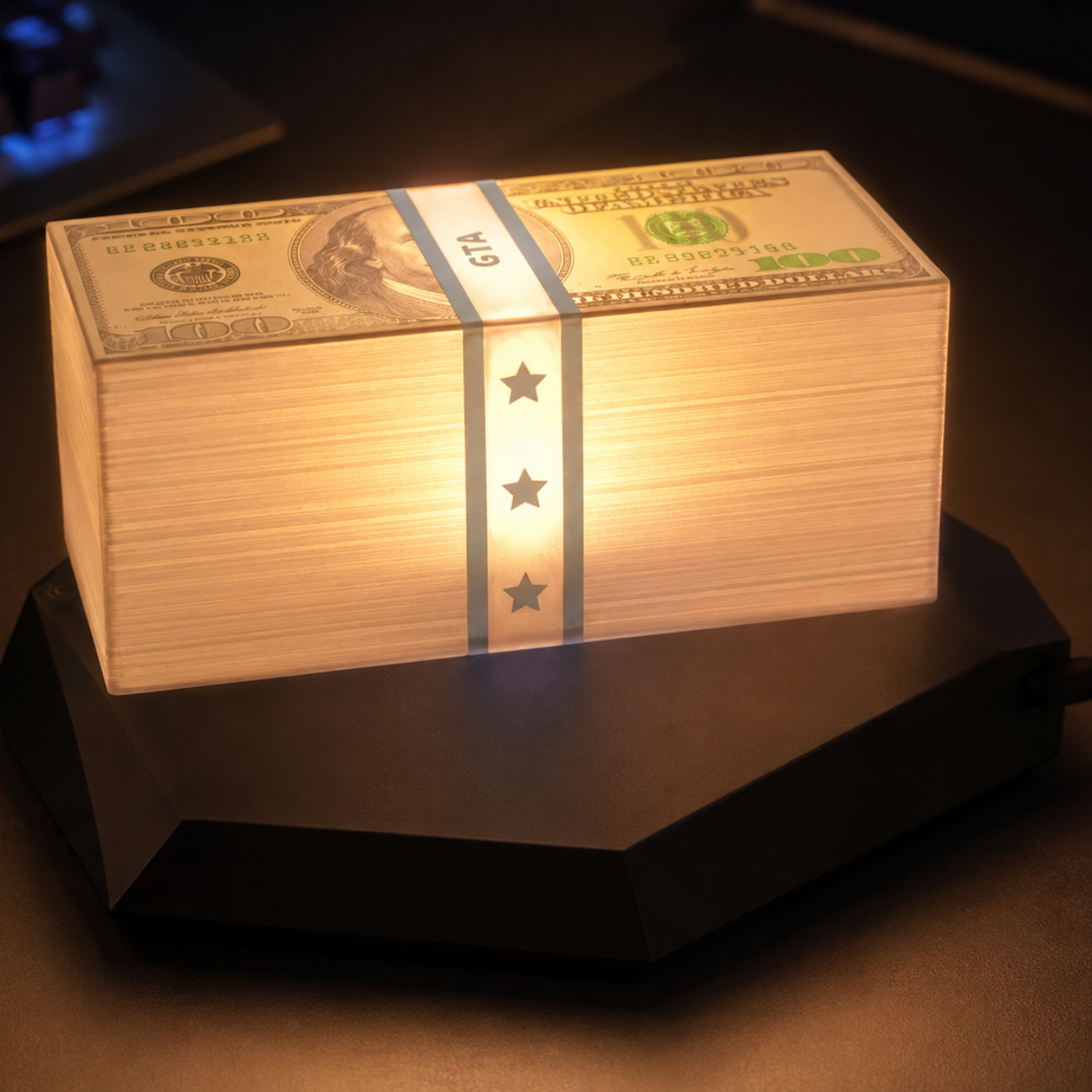 Air Cash™ – Magnetic Levitation Floating Dollar Lamp